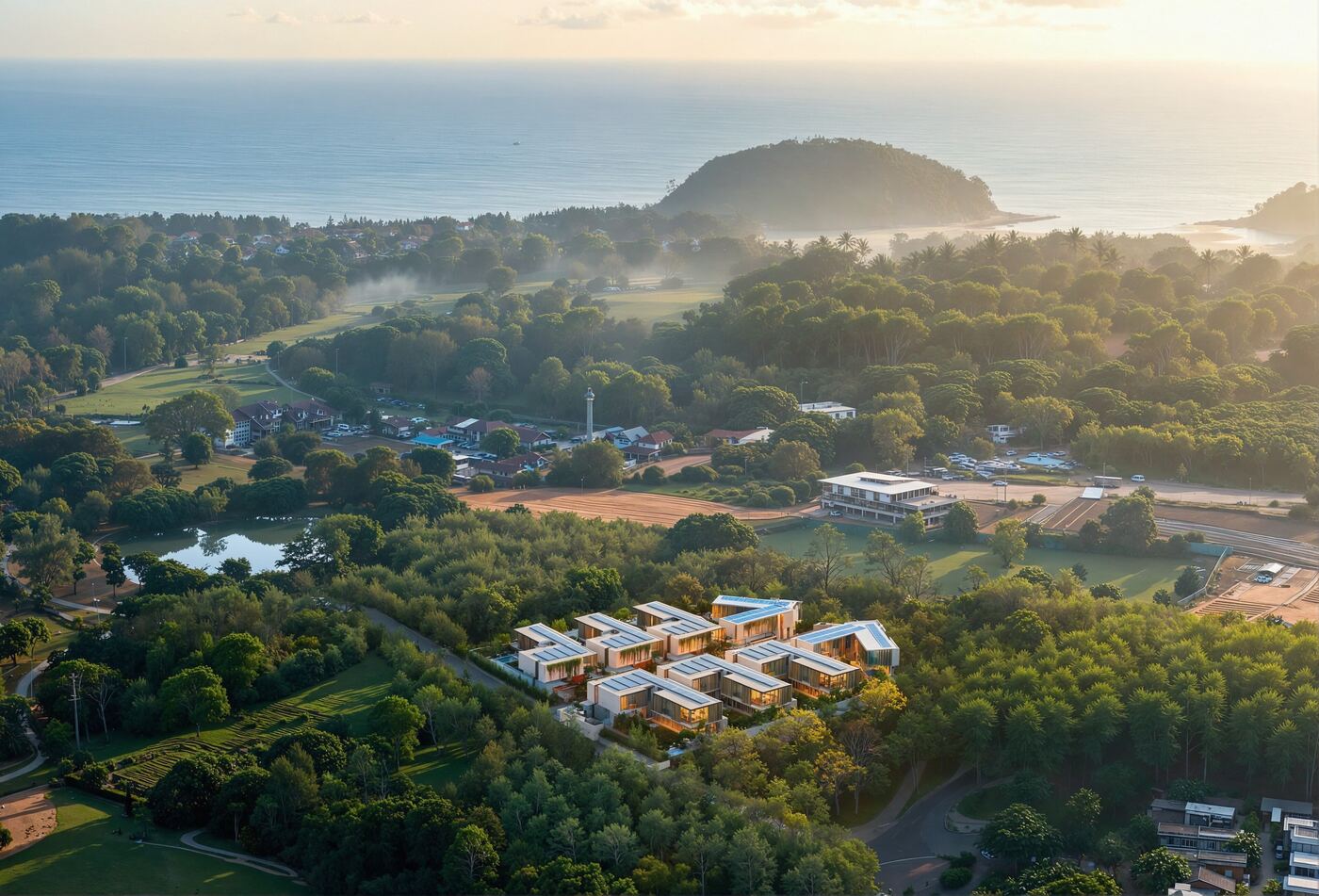 Soi Layan aerial morning